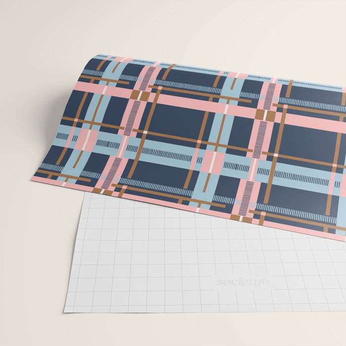 Dark Bold Linear Harmony Wrapping Paper Gallery Image 2