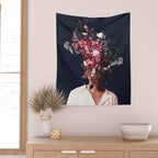 Rose Memoir Wall Tapestry Gallery Image 2