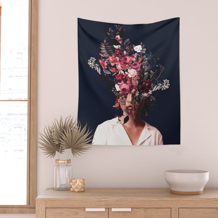 Rose Memoir Wall Tapestry Gallery Image 2