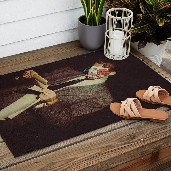 The Letter Outdoor Rug Gallery Image 2