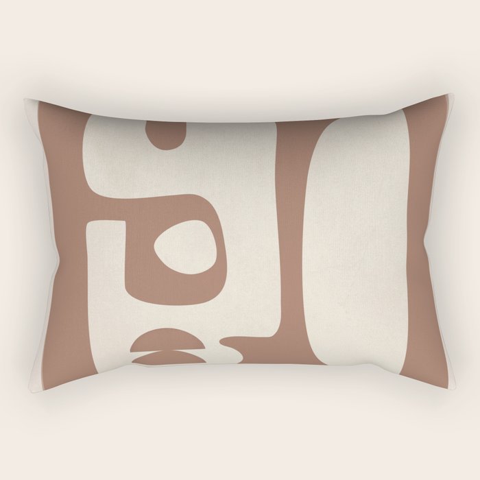 Mocha Movement 3 Rectangular Pillow Gallery Image 2