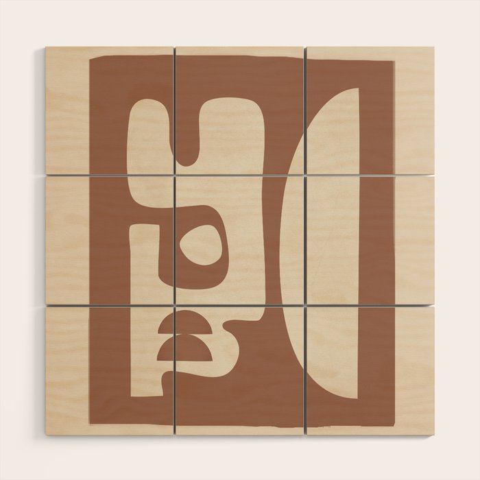 Mocha Movement 3 Wood Wall Art Gallery Image 1