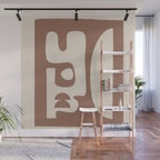 Mocha Movement 3 Wall Mural Gallery Image 1