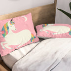 Unicorn Happiness Pillow Sham Gallery Image 2