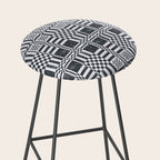 Structured Lines Grid Stool Gallery Image 2