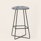 Structured Lines Grid Stool Gallery Image 1
