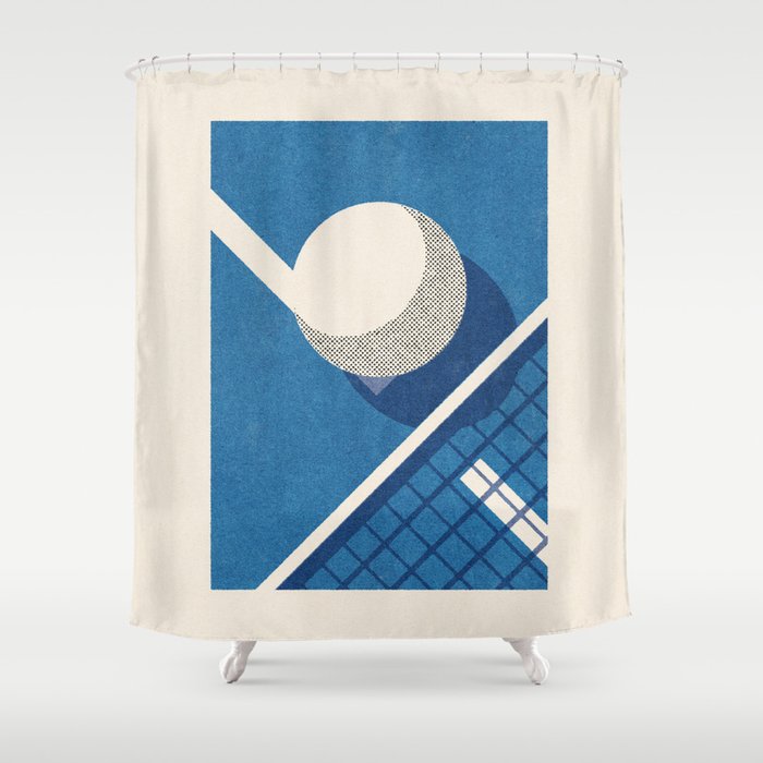 BALLS - Table Tennis - II b Shower Curtain Gallery Image 1