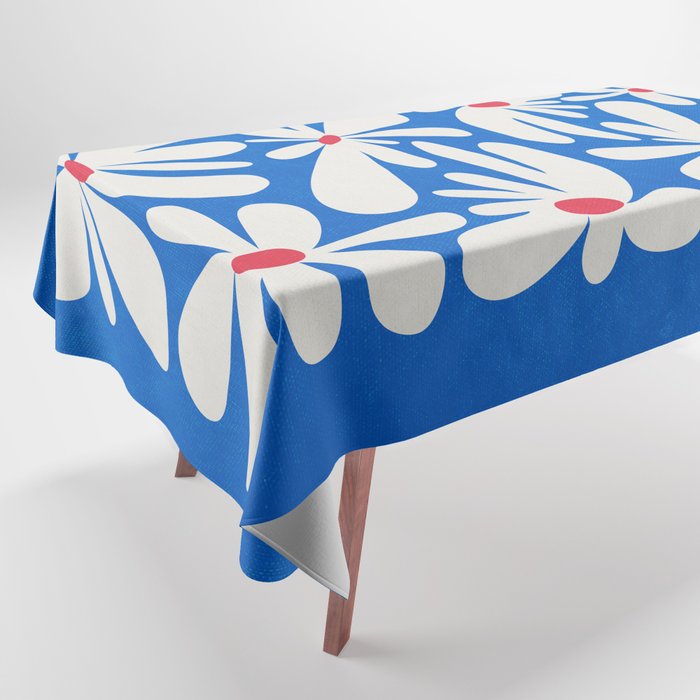 Bloom: Cobalt Blue Matisse Color Series 02 Tablecloth Gallery Image 1