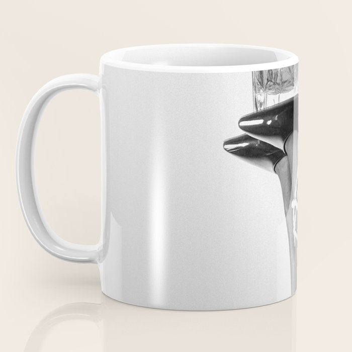 Fashionable Drink - Black And White Coffee Mug Gallery Image 3