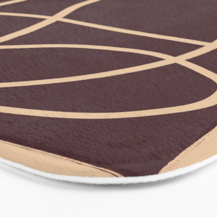 Abstract Line Art Cat 3 Bath Mat Gallery Image 3