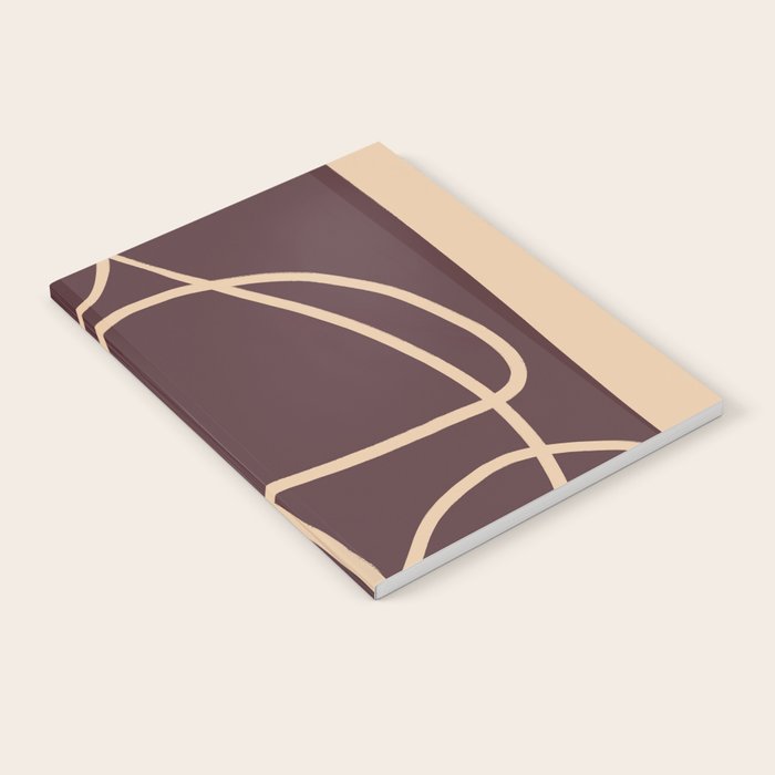 Abstract Line Art Cat 3 Notebook Gallery Image 1