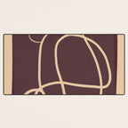 Abstract Line Art Cat 3 Desk Mat Gallery Image 3