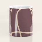 Abstract Line Art Cat 3 Coffee Mug Gallery Image 4