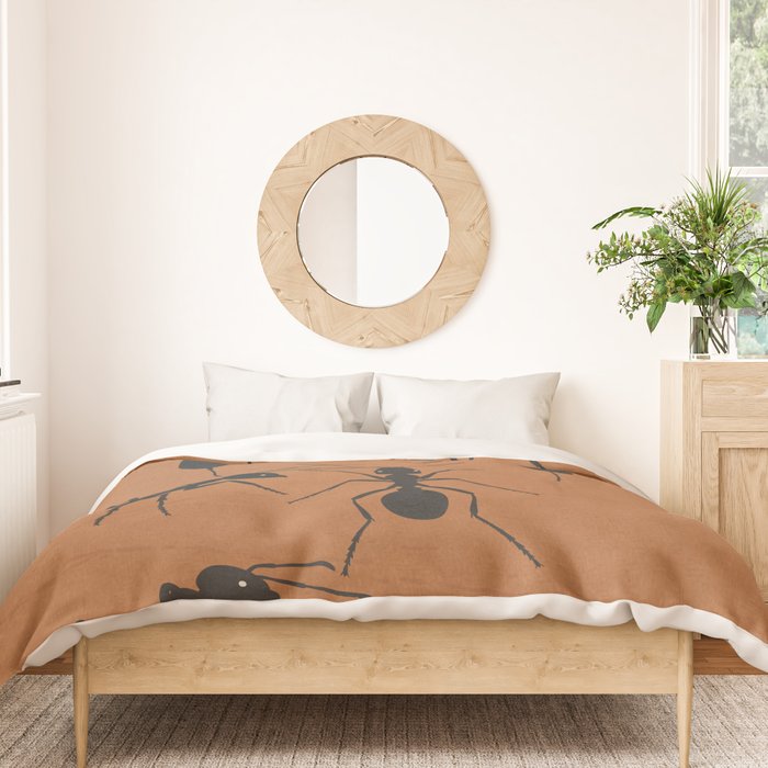 Ants in Formation 1 Duvet Cover Gallery Image 3