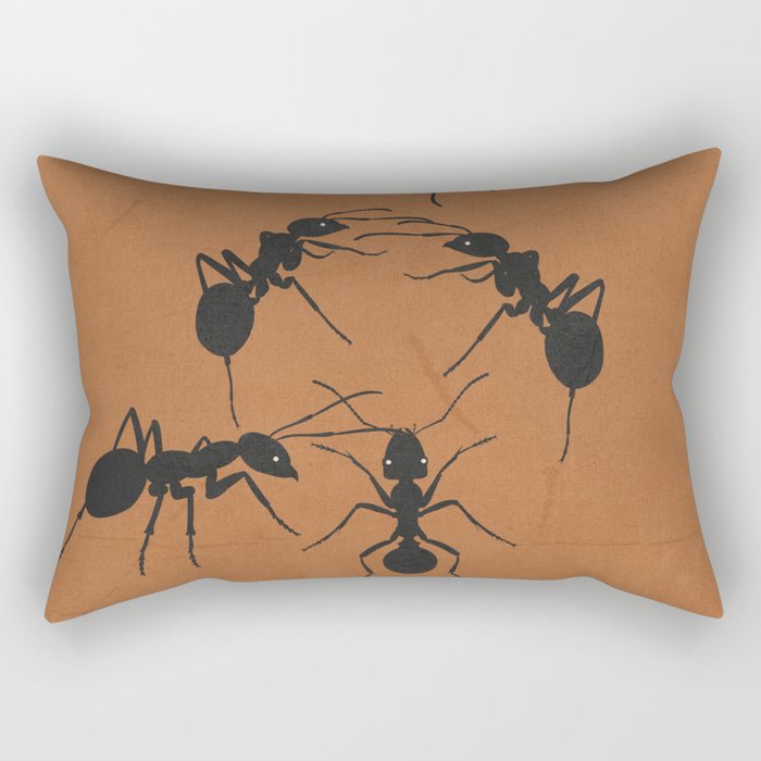 Ants in Formation 1 Rectangular Pillow Gallery Image 2