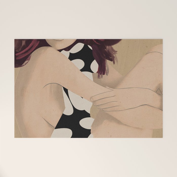 Abstract Art Female Figure 33 Welcome Mat Gallery Image 1