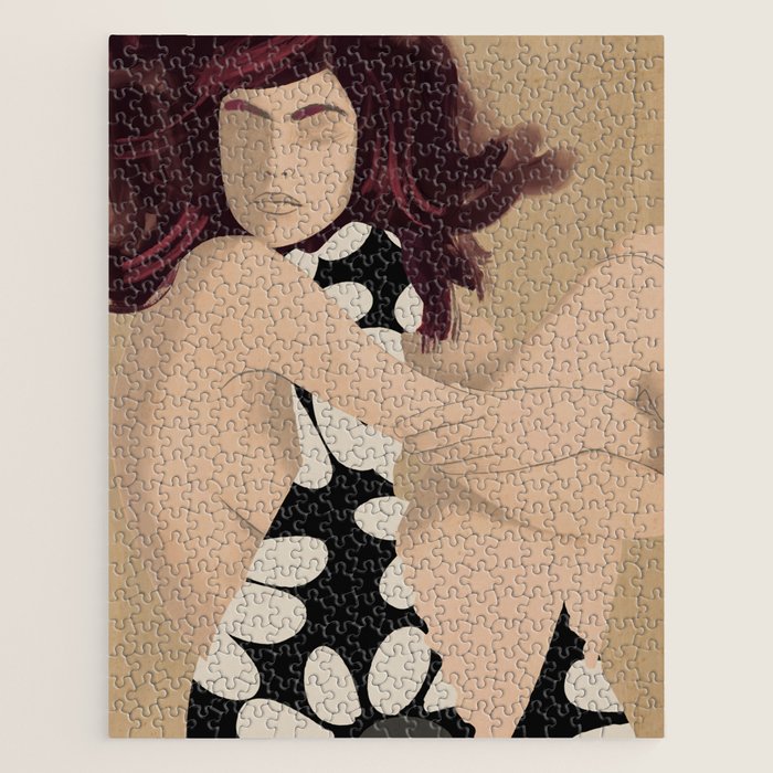 Abstract Art Female Figure 33 Jigsaw Puzzle Gallery Image 1