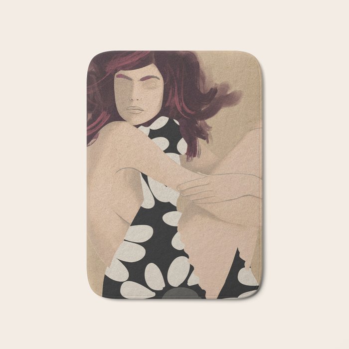 Abstract Art Female Figure 33 Bath Mat Gallery Image 1