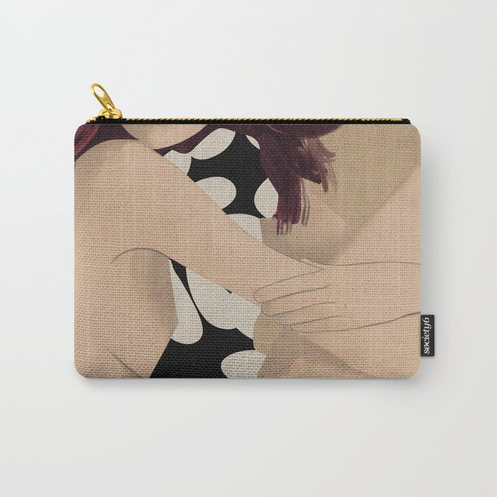 Abstract Art Female Figure 33 Carry All Pouch Gallery Image 1