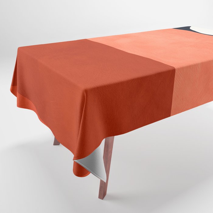mid century geoemtric abstract autumn 3 Tablecloth Gallery Image 1