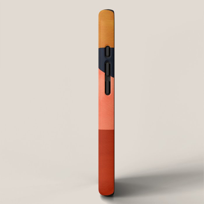 mid century geoemtric abstract autumn 3 iPhone Case Gallery Image 2