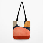 mid century geoemtric abstract autumn 3 Tote Bag Gallery Image 2