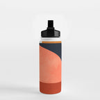 mid century geoemtric abstract autumn 3 Water Bottle Gallery Image 2