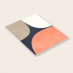mid century geoemtric abstract autumn 3 Notebook Gallery Image 3