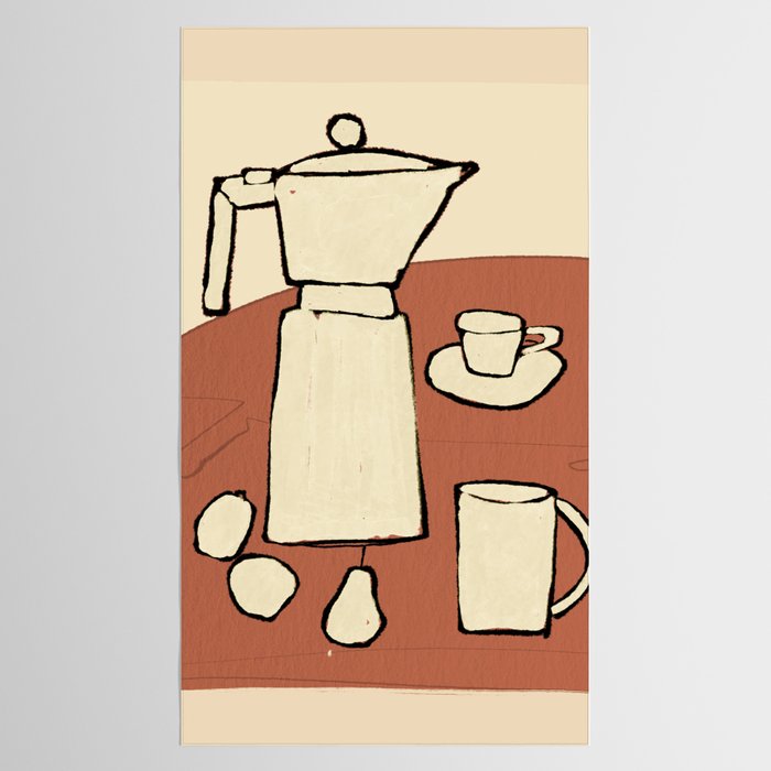 Coffee Time Tablecloth Gallery Image 2