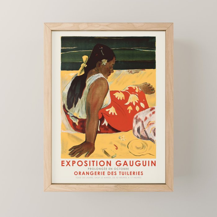 Paul Gauguin Art Exhibition Poster, 1950s Mini Art Print Gallery Image 1