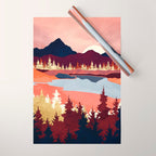 Grapefruit Sky Wrapping Paper Gallery Image 1