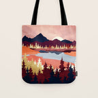 Grapefruit Sky Tote Bag Gallery Image 1