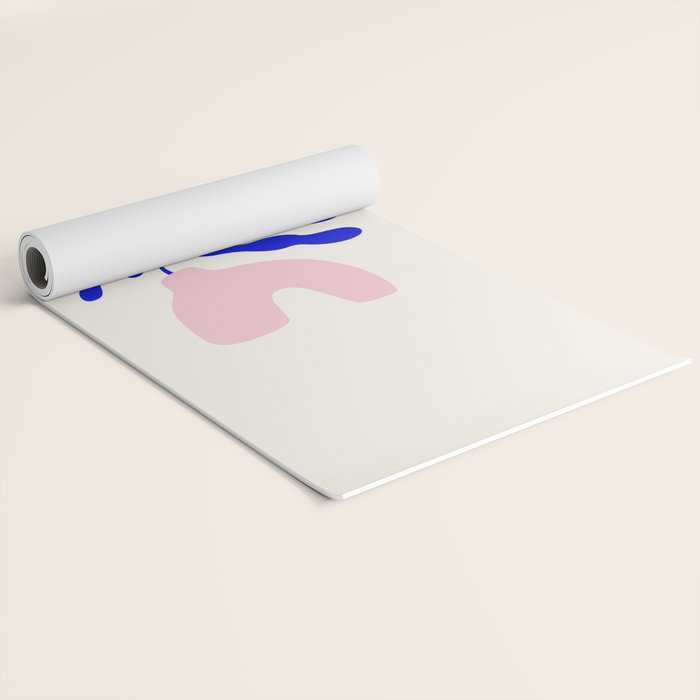 Blue Matisse Ferns II Yoga Mat Gallery Image 2