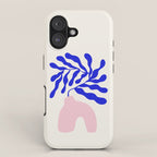 Blue Matisse Ferns II iPhone Case Gallery Image 1