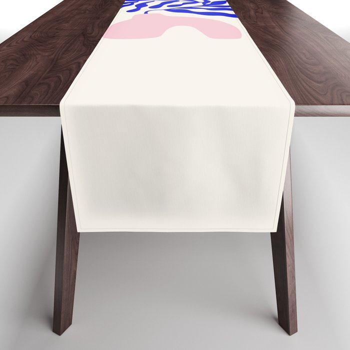 Blue Matisse Ferns II Table Runner Gallery Image 1