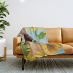 Golden Reflections Throw Blanket Gallery Image 1