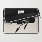 Black & White Plants / Snake Plant Laptop Sleeve Gallery Image 2