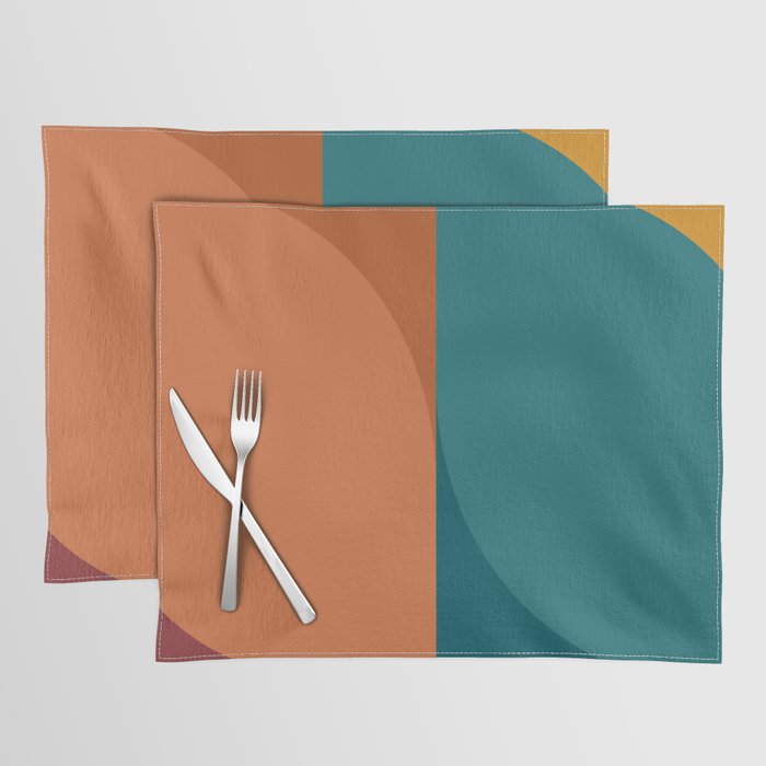 Almond Abstract XII Placemat Gallery Image 1