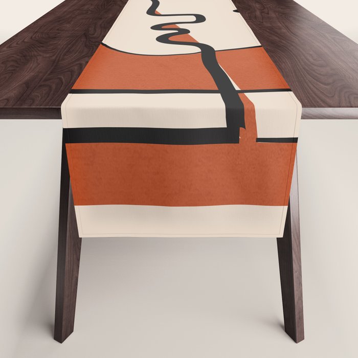 Interwoven Faces 2 Table Runner Gallery Image 1