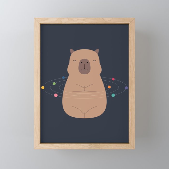 Capybara Universe Mini Art Print Gallery Image 1