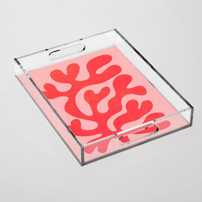 Red Salsa: Matisse Paper Cutouts 07 Acrylic Tray Gallery Image 1