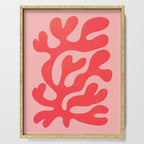 Red Salsa: Matisse Paper Cutouts 07 Serving Tray Gallery Image 1