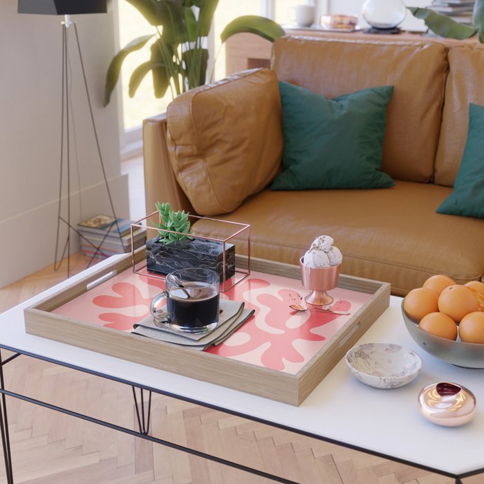 Red Salsa: Matisse Paper Cutouts 07 Serving Tray Gallery Image 2