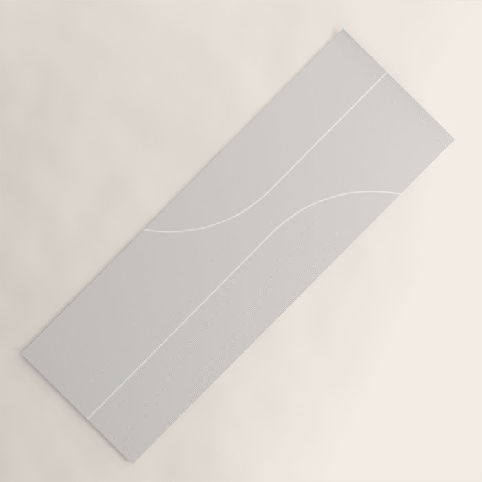 Modern Minimal Line Abstract XLIII Yoga Mat Gallery Image 1