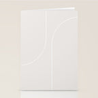 Modern Minimal Line Abstract XLIII Stationery Card Gallery Image 2