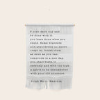 Ralph Waldo Emerson, Finish Each Day  Wall Hanging Gallery Image 1