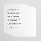 Ralph Waldo Emerson, Finish Each Day  Wrapping Paper Gallery Image 3