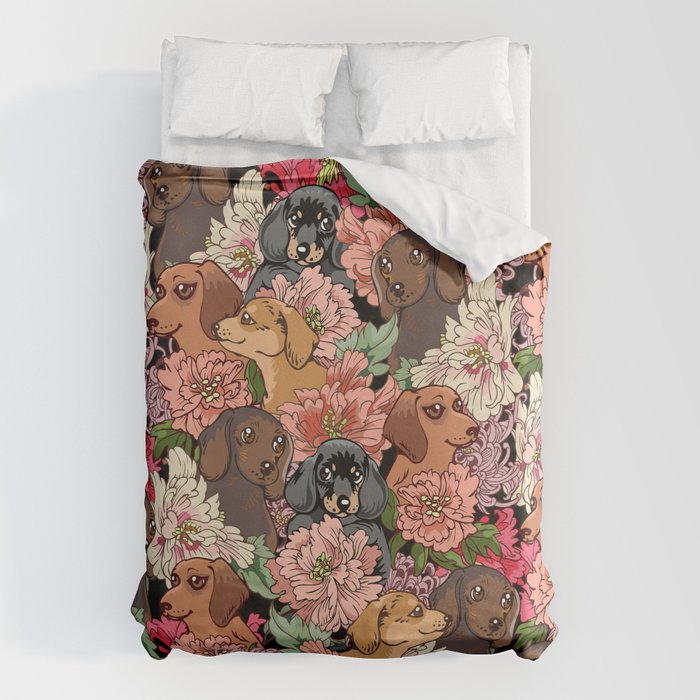 Because Dachshund Duvet Cover Gallery Image 6