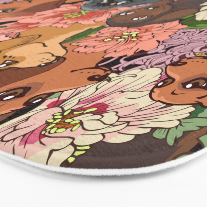 Because Dachshund Bath Mat Gallery Image 3