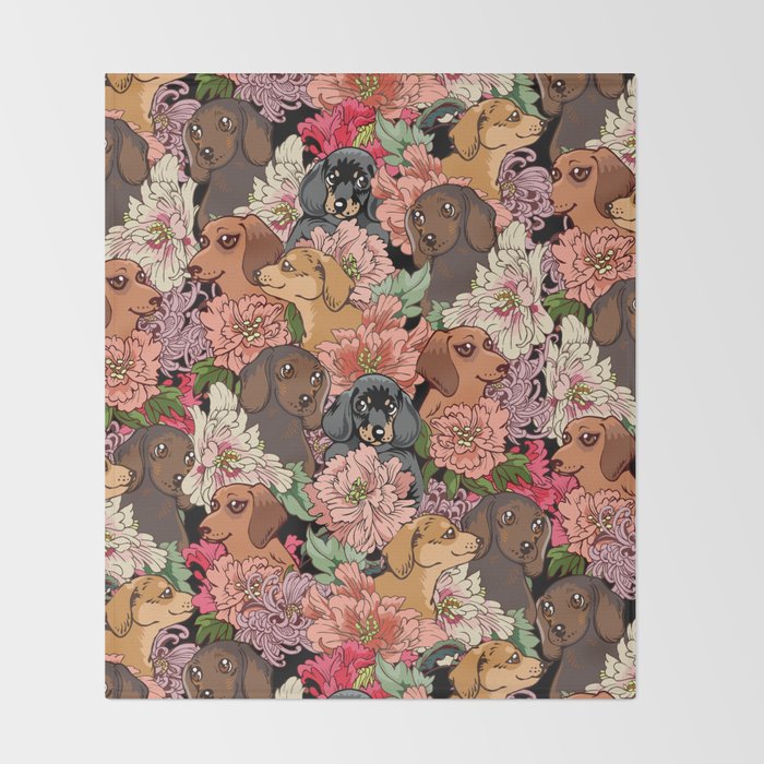 Because Dachshund Throw Blanket Gallery Image 2
